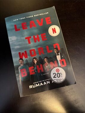 Leave the World Behind by Rumaan Alam - Paperback with Red & Black Cover